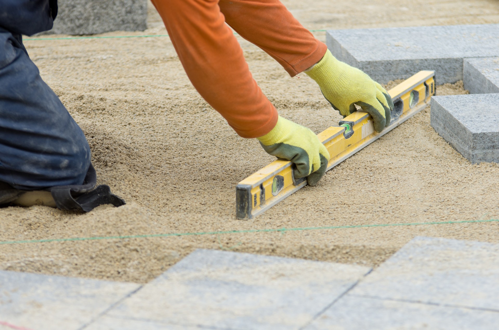 Paver leveling 